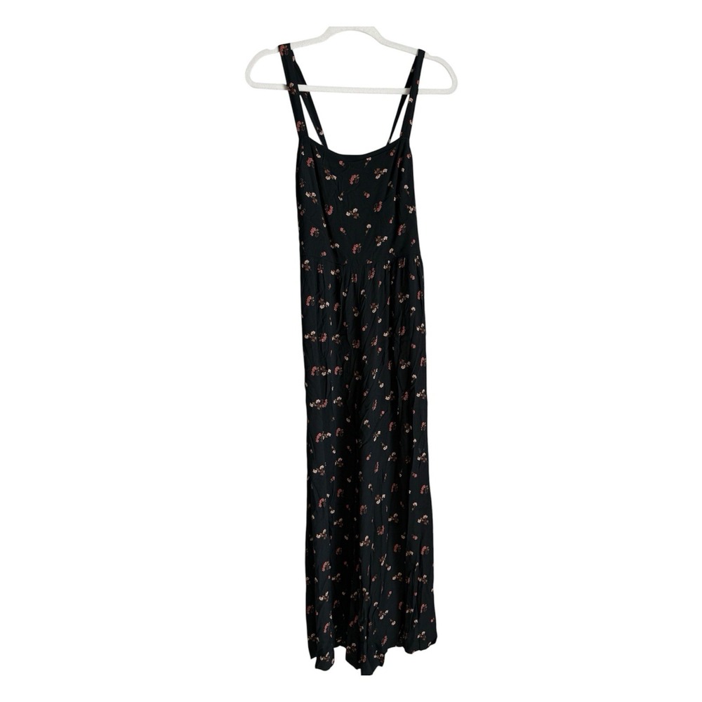 Madewell Smocked Cropped Wide Leg Jumpsuit Floral Print Flower‎ Toss Size 6 Boho